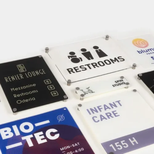 Acrylic signs