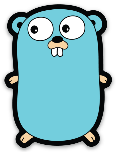 GoLang Sticker Set