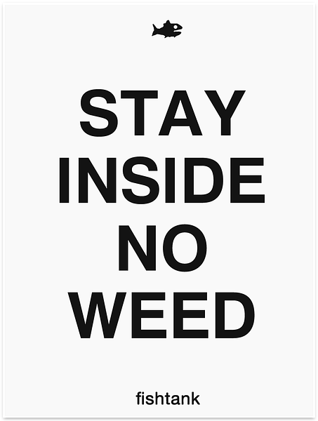 Stay Inside No Weed