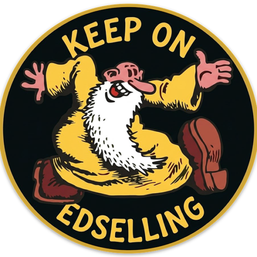 Keep on Edselling 5" decal
