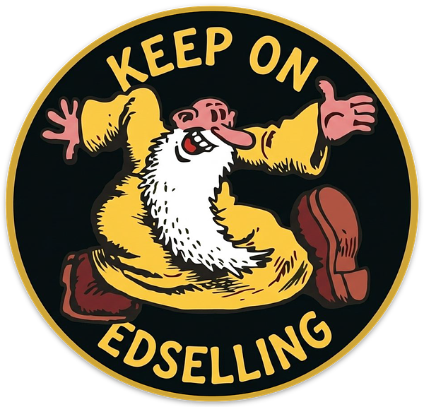 Keep on Edselling 5" decal