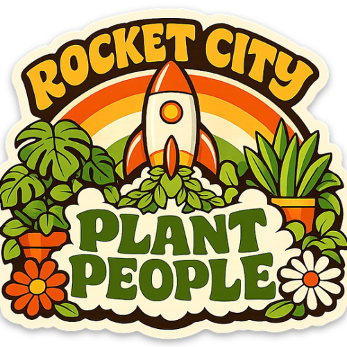 Retro Rocket City Plant People