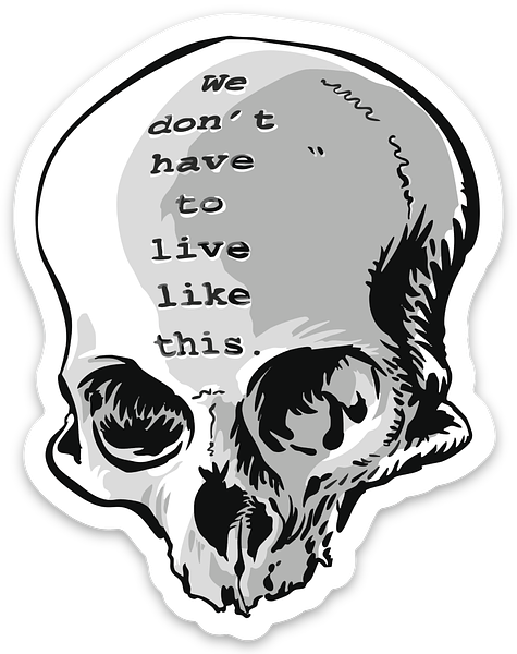 large-193.png 2"x3" WDHTLLT Skull Vinyl Sticker