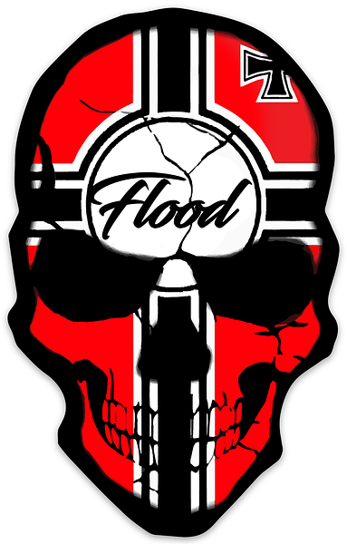 large-248.png Flood Skull Sticker (Die Cut) - 3" x 4.5"