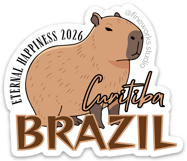 Brazil Flag Sticker