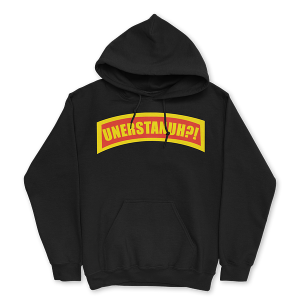 UNERSTANUH Black Hoodie