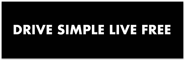 large-591.png Drive Simple Live Free Bumper Sticker