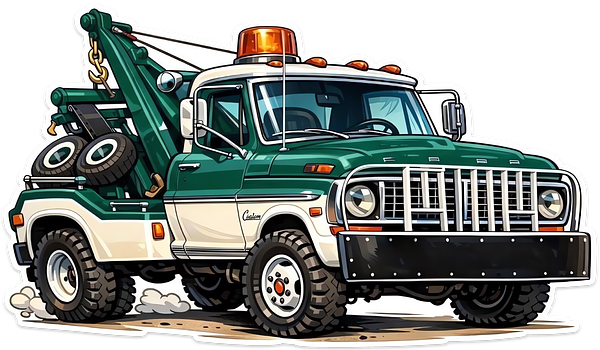 large-649.png Ford 12" Wrecker Toy Truck