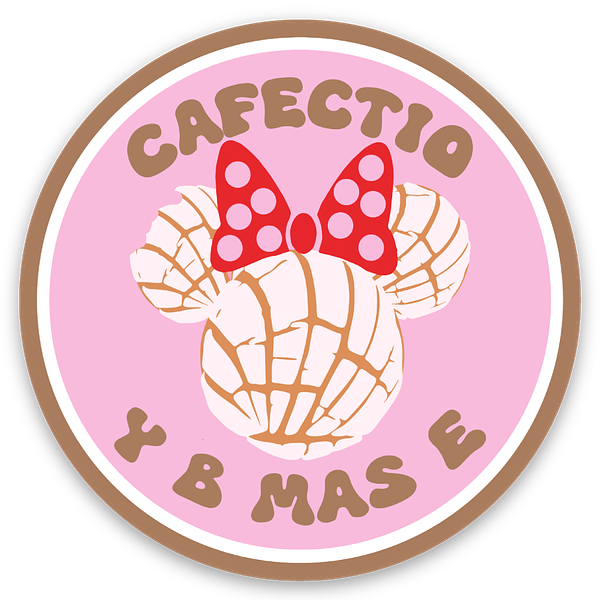 Cafecito y B Plus E Sticker