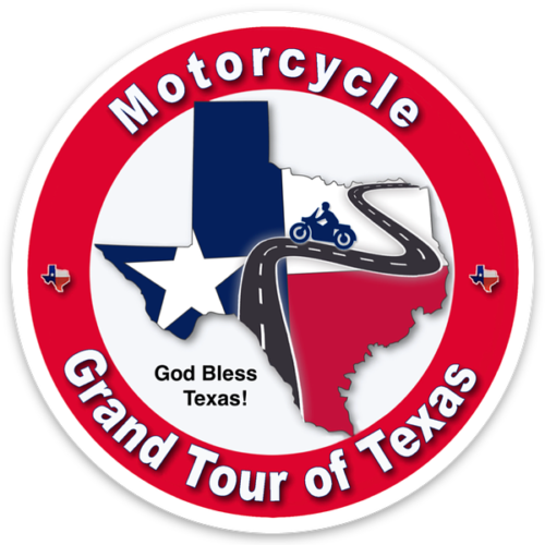 large-80.png Sticker with the Motorcycle Grand Tour of Texas Logo