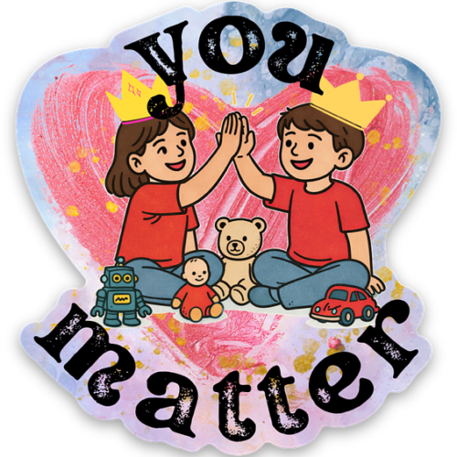 You Matter Positive Affirmation Sticker