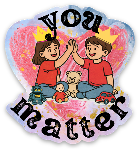 large-842.png You Matter Positive Affirmation Sticker