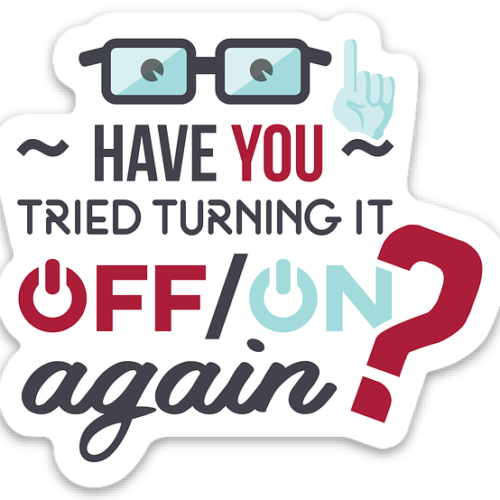 Restart Reminder Stickers