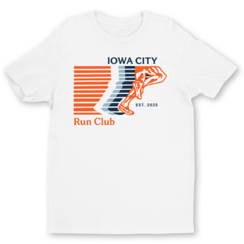 Iowa City Run Club T-shirt 2025