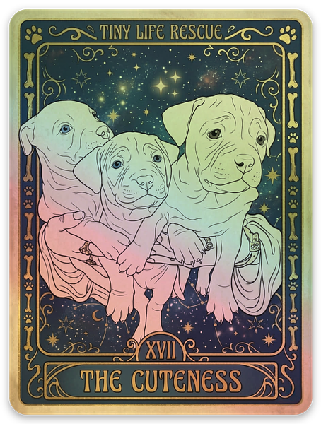 large-93.png Puppy Tarot Card "The Cuteness"