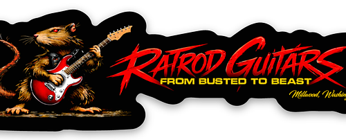 Ratrod Guitars Sticker