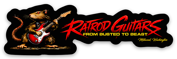 Ratrod Guitars Sticker