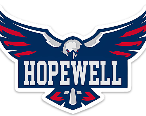 Hopewell Hawks 4" Magnet