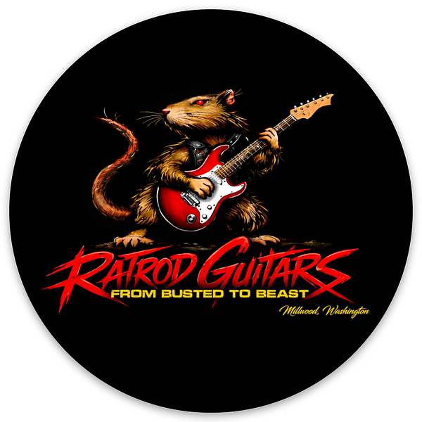 Ratrod Guitars 3-Inch Sticker