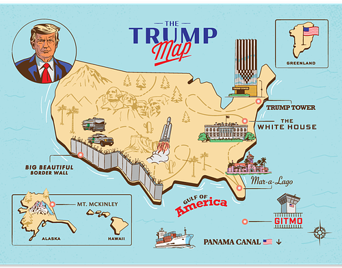 Map of Trump's Election Victory