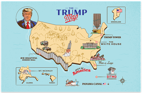 Map of Trump's Election Victory