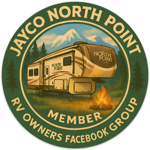 6" Jayco North Point Members Sticker