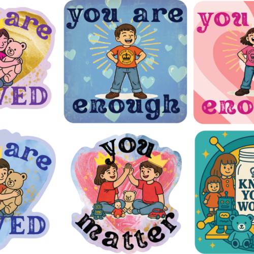 preview_file-6.png Affirmation Sticker Pack - 6 Designs for Positivity and Encouragement
