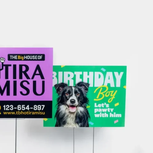 Rigid yard signs
