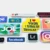 Rounded corner stickers